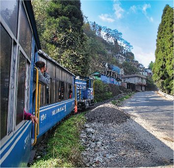 This beautiful railway station was built by an Englishman around 1870 to facilitate easy and quick transportation from Siliguri to the hill station of Darjeeling.